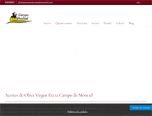 Tablet Screenshot of campodemontiel.com